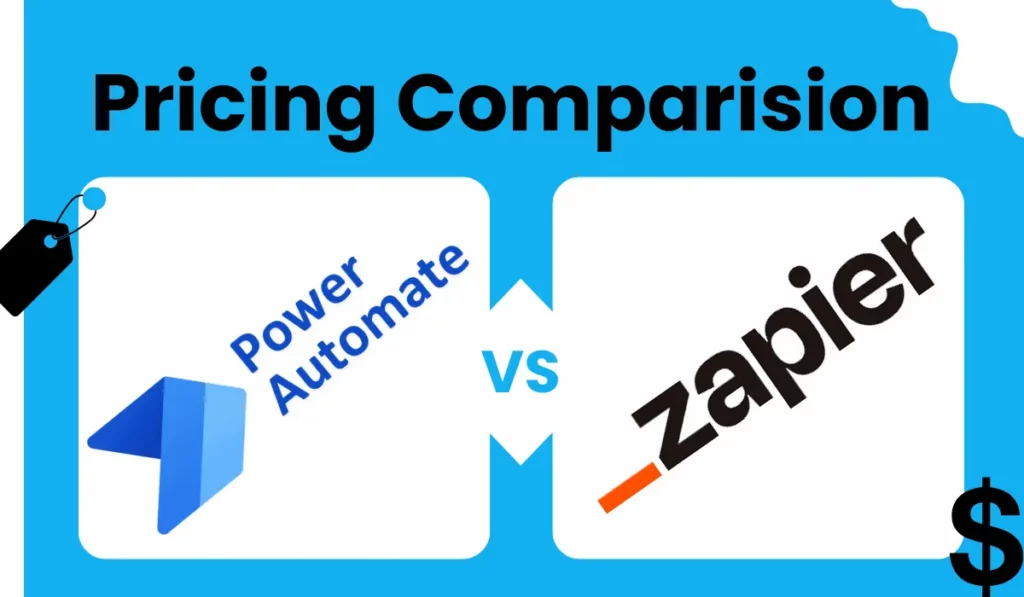 Power Automate vs Zapier pricing comparision